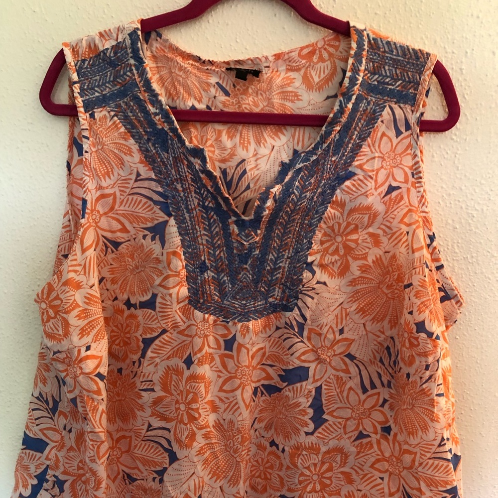 Talbots sleeveless top 3x